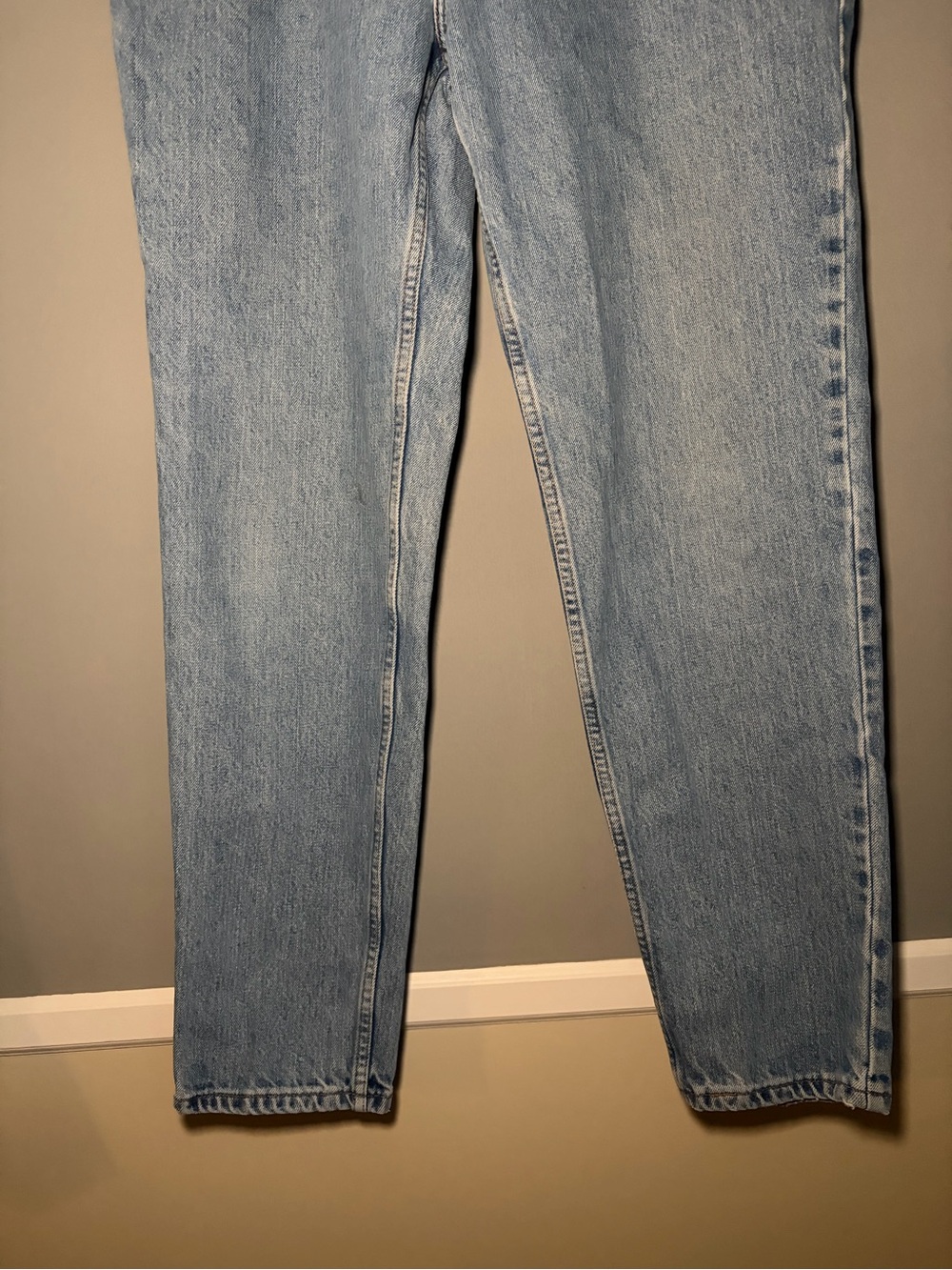 Vintage 1996 Levi’s 521 Tapered Fit Leg Size 18 Long Light Wash Made in USA VTG - Picture 2 of 16